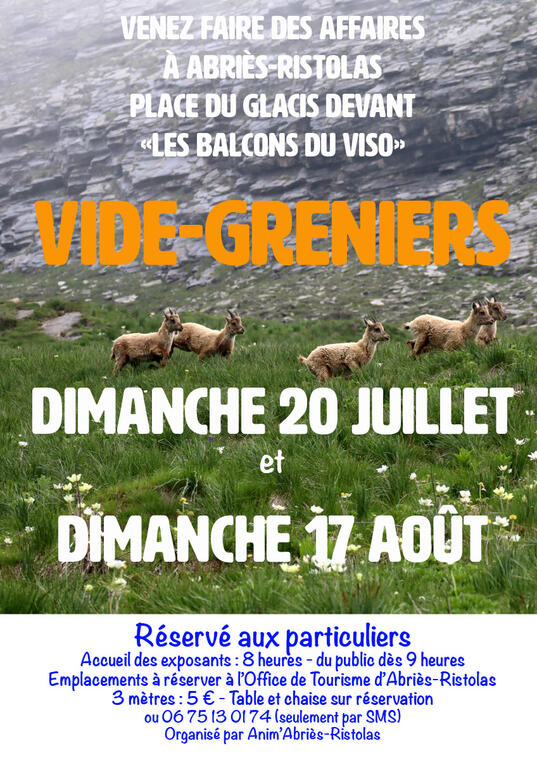 Vide greniers à Abriès_Abriès-Ristolas