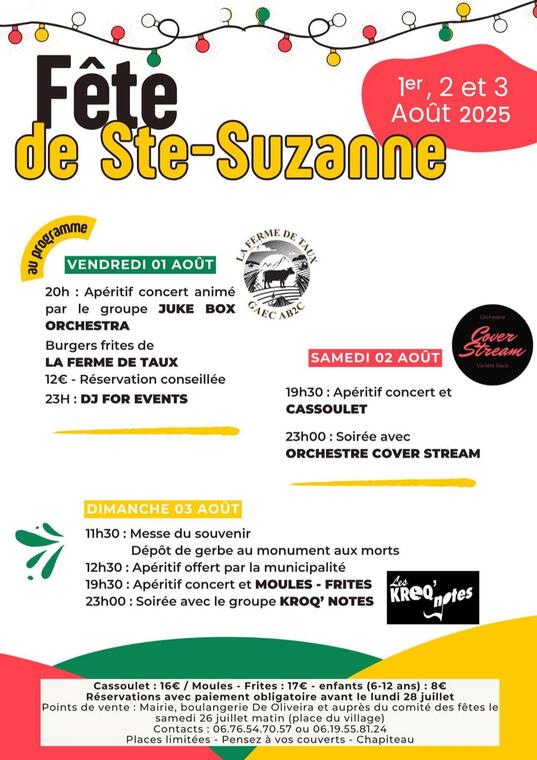 Fête locale de Ste Suzanne_Sainte-Suzanne