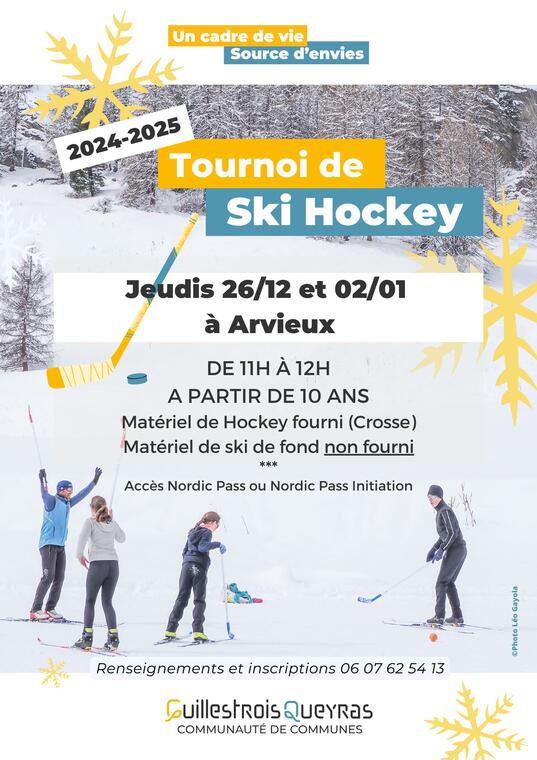 Tournoi de Ski Hockey_Arvieux