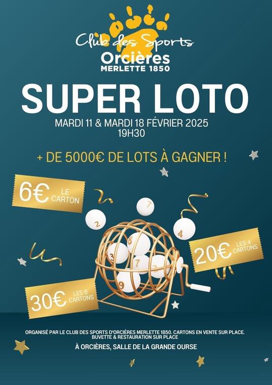 Loto du Club des sports_Orcières