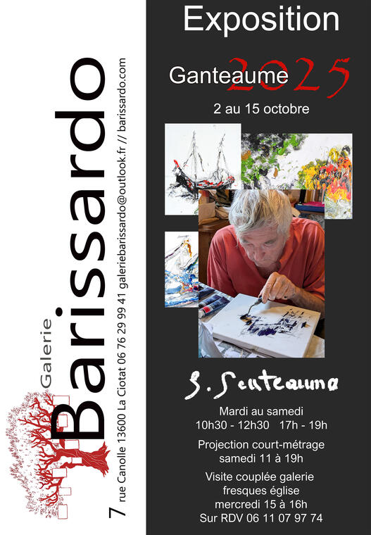 Exposition de peintures et de sculptures de Gilbert Ganteaume_La Ciotat