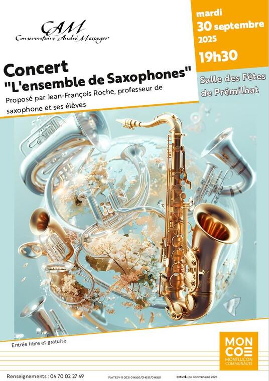 L'ensemble des saxophones_Prémilhat