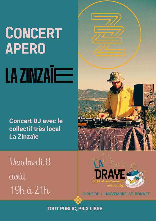 Apéro-concert la Zinzaïe