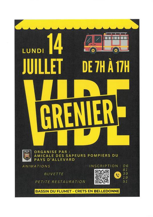 Vide-grenier de l'été_Allevard