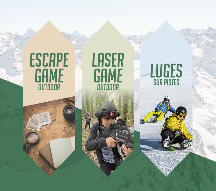 Tripop - Escape Game - Laser Game – Luges sur pistes_Les Deux Alpes