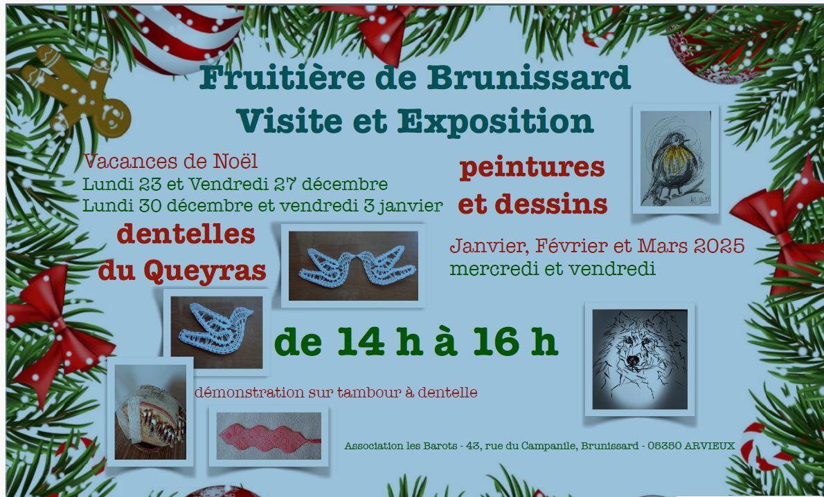 Exposition de dentelle et peinture_Arvieux