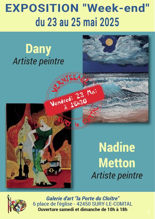 Dany et Nadine Metton - exposition_Sury-le-Comtal