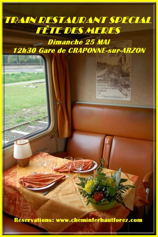 EVE_Train Restaurant de la fête des Mères_Craponne-sur-Arzon