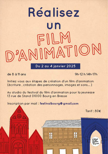 Stage de réalisation d'un film d'animation