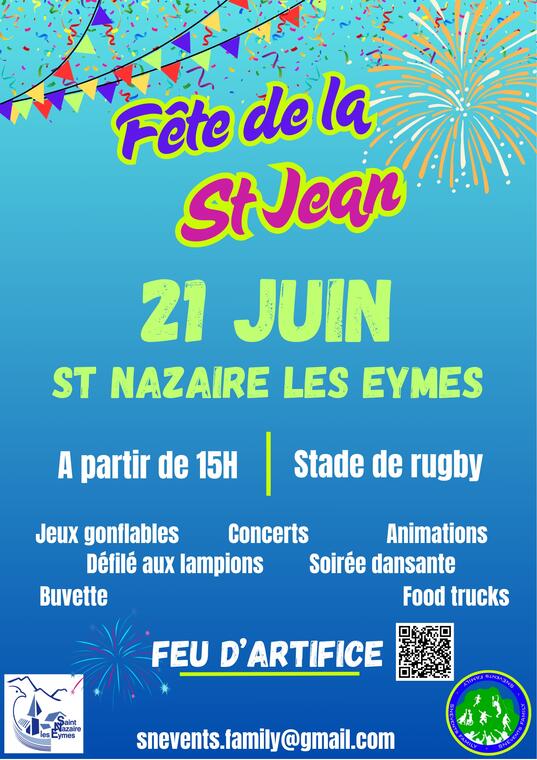 Affiche fête de la st jean SNE