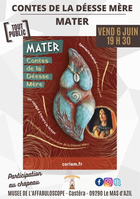 Affiche spectacle Mater
