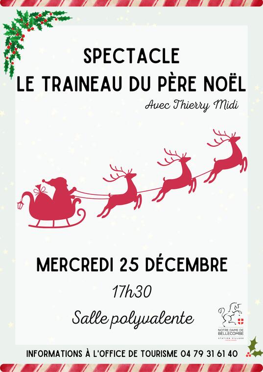 Spectacle "Le traineau du père noël"