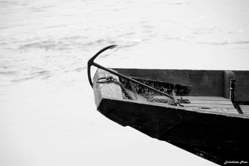 Spécial noir et blanc à Béhuard - Balade photographique