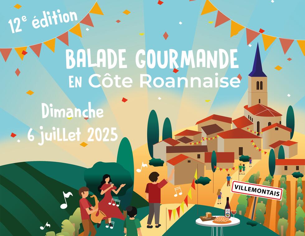 Balade Gourmande en Côte Roannaise dimanche 6 juillet 2025_Villemontais