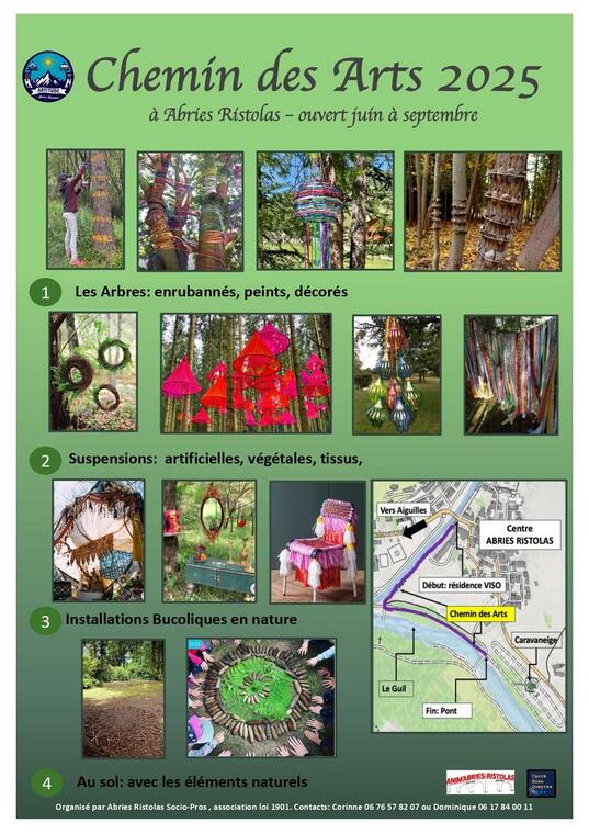 Ateliers Land-Art sur le Chemin des Arts_Abriès-Ristolas