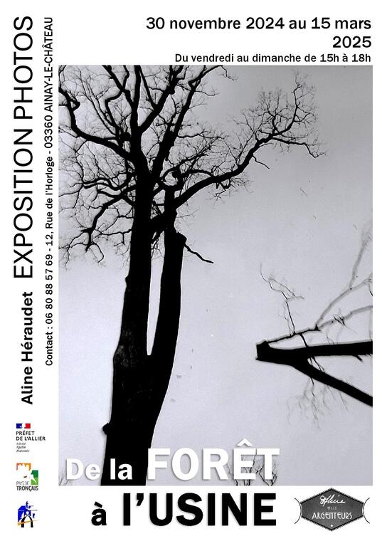 Exposition photos : De la forêt à l'usine_Ainay-le-Château