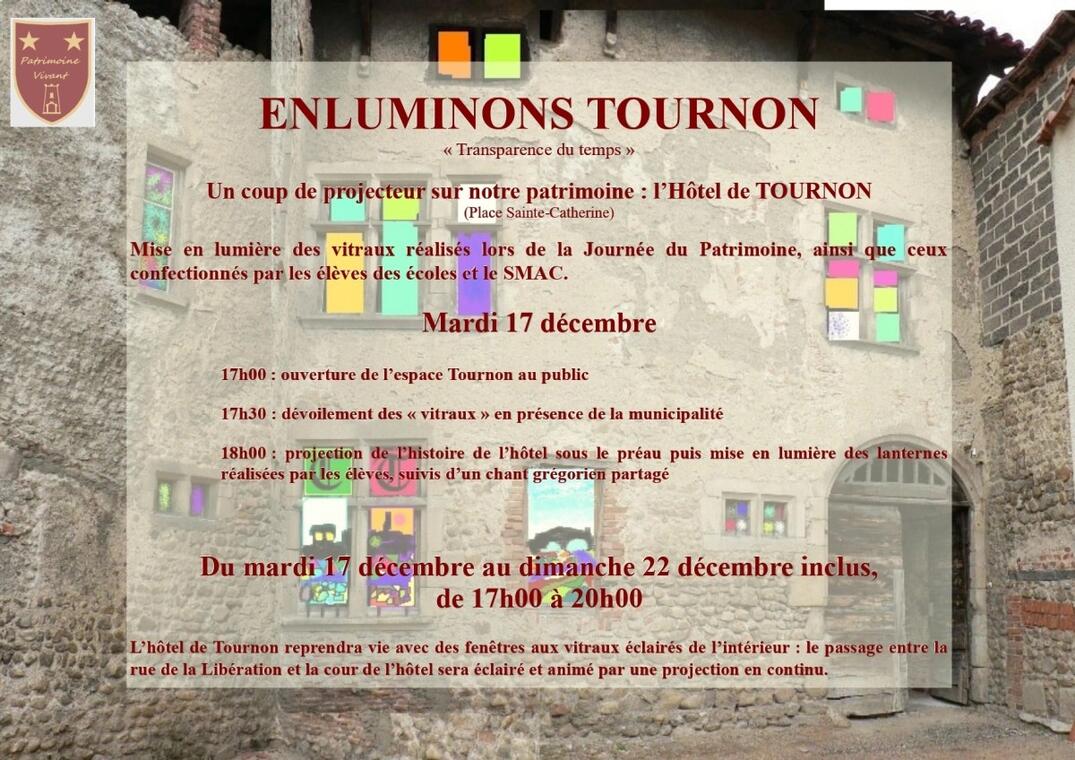 Illuminons Tournon - inauguration_Saint-Marcellin-en-Forez