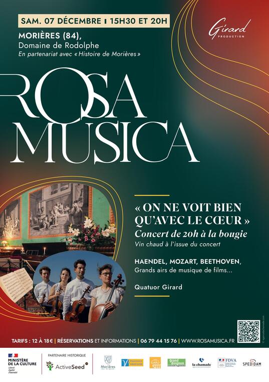 Festival Rosa Musica "On ne voit bien qu’avec le cœur"_Morières-lès-Avignon