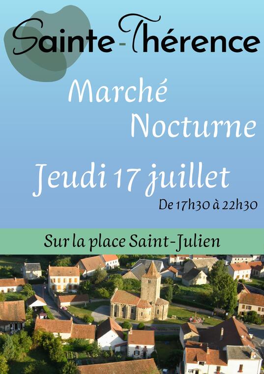 Marché nocturne_Sainte-Thérence