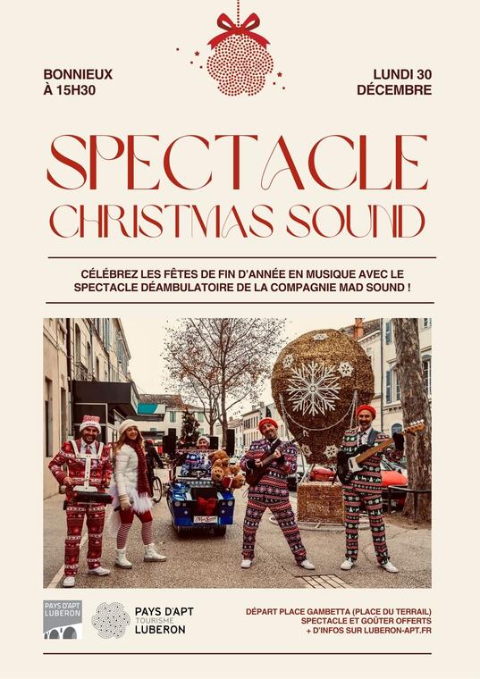 Spectacle « Christmas Sound » - Les Musiciens de Noël_Bonnieux