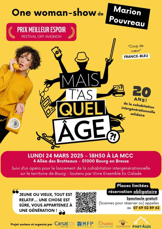 Affiche Spectale Marion Pouvreau