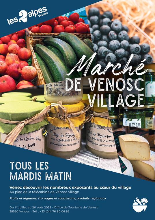 Marché primeur - Venosc Village_Venosc