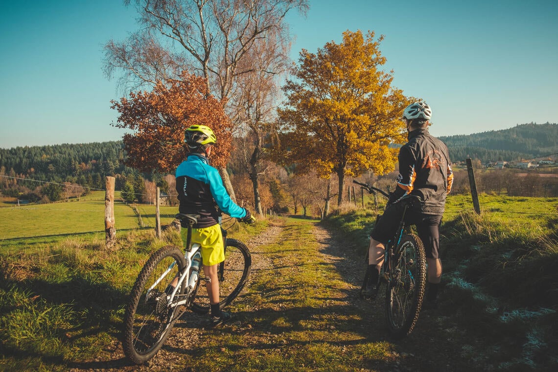 Balade en VTT à Saint-Romain-la-Motte