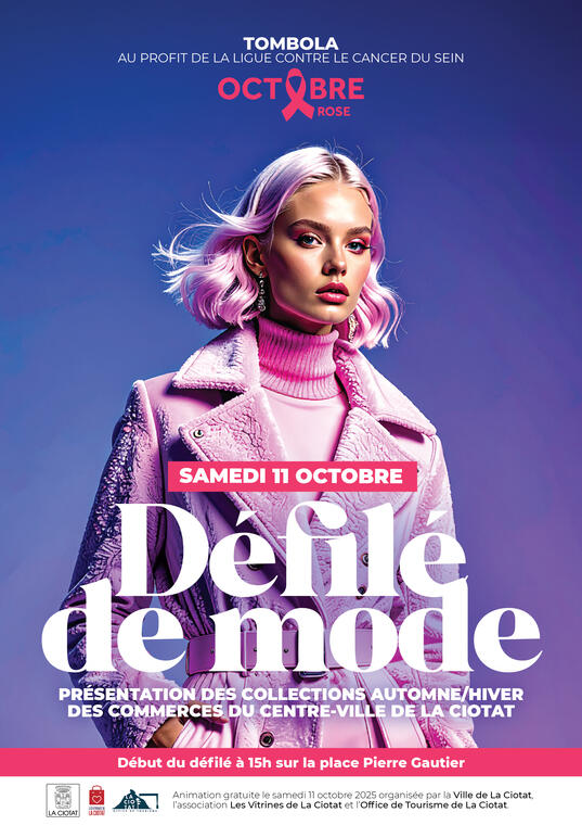 Défilé de mode automne/hiver dans le centre-ville de La Ciotat_La Ciotat