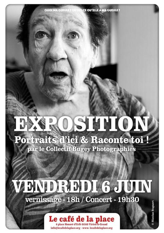 Exposition de photographies "Portraits d'ici et raconte-toi !"_Virieu-le-Grand