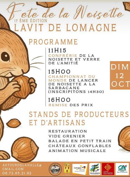 Fête de la noisette et des saveurs d'automne - 18ème édition_Lavit
