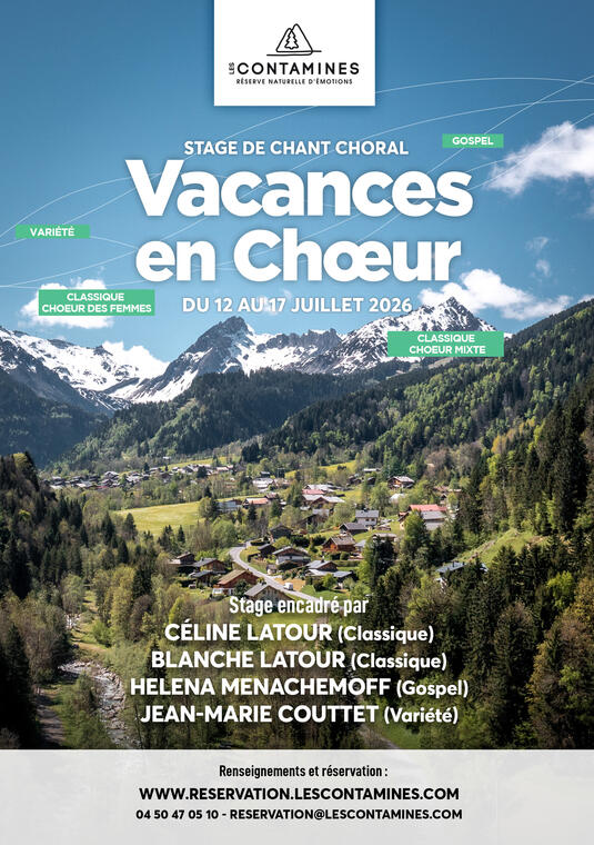 Affiche Vacances en Choeur 2023