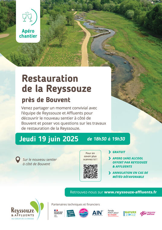 [Apéro-chantier] Restauration de la Reyssouze près de Bouvent_Bourg-en-Bresse