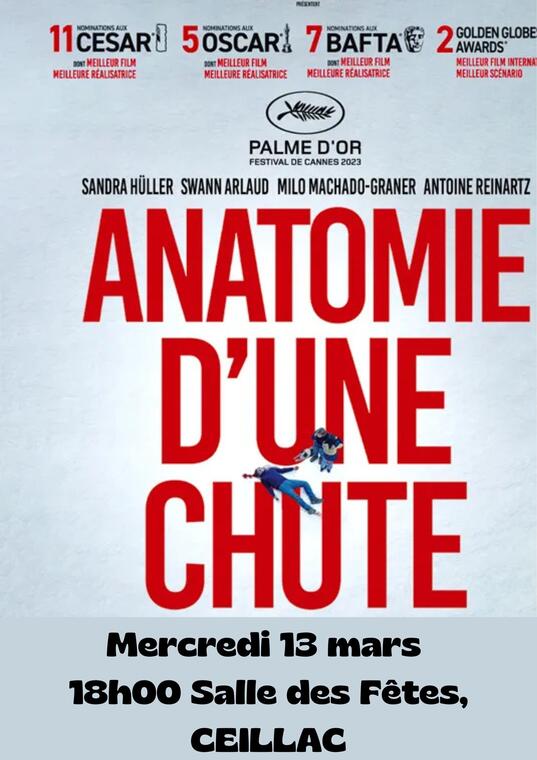 Projection du film "Anatomie d'une chute"_Ceillac