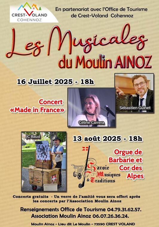 Concert les Citharins au Moulin Ainoz_Crest-Voland