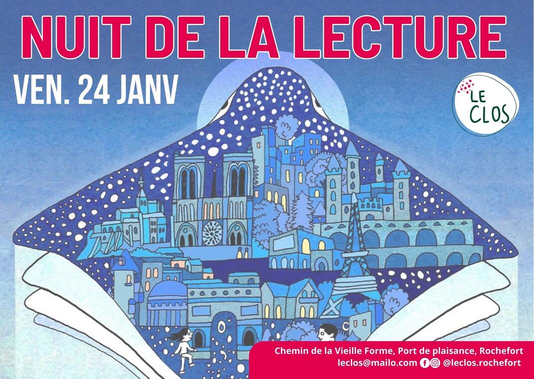 Nuit de la lecture 24 janvier 2025 Le Clos