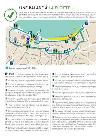 Balade à La Flotte : Accès PMR