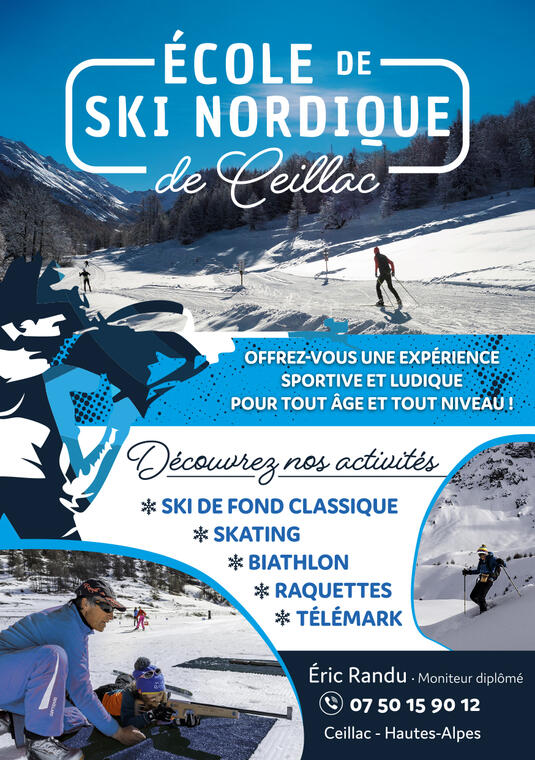 Ecole de ski Nordique_Ceillac