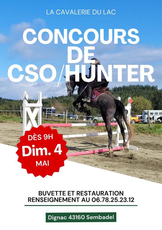 EVE- Concours de Sauts d'Obstacles / Hunter_Sembadel-Affiche