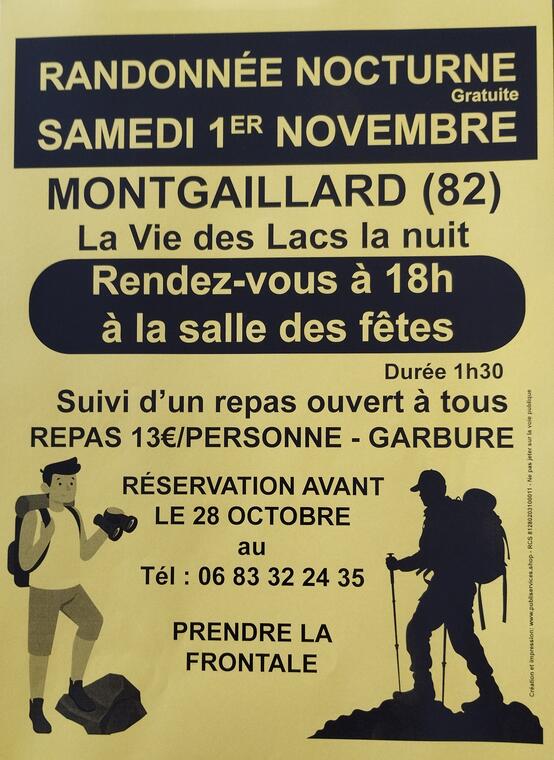 Randonnée nocturne de Toussaint_Montgaillard