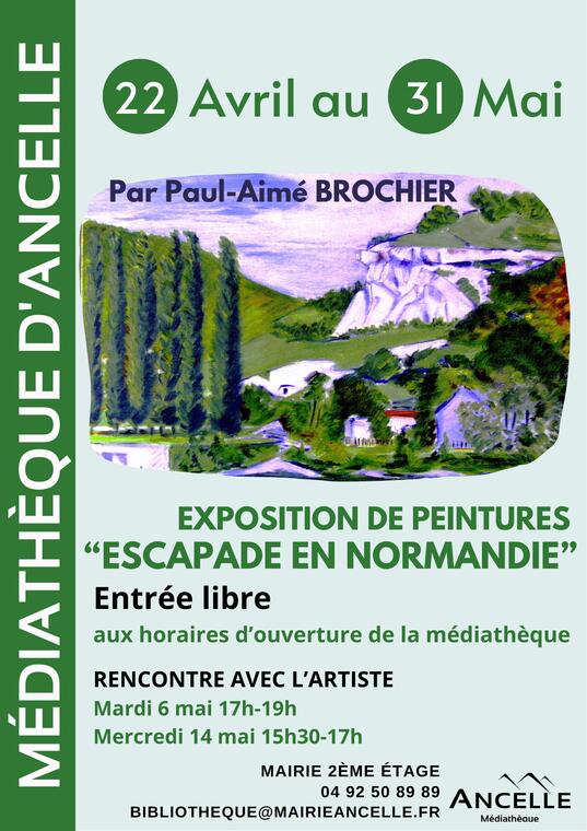 Exposition " Escapade en Normandie"_Ancelle