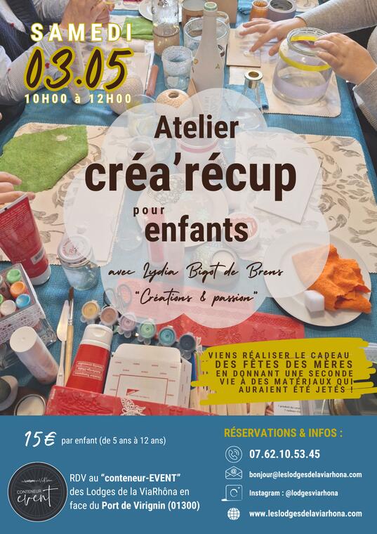 Atelier enfant créa'récup