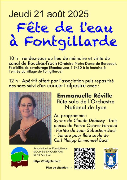 Fête de l'eau à Fontgillarde, Molines-en-Queyras
