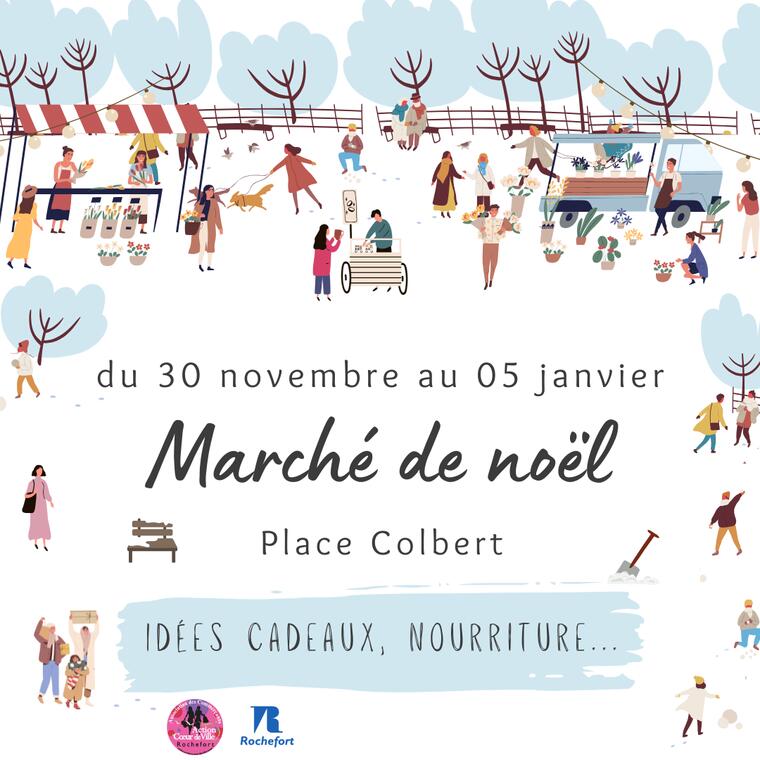 Marché de Noël place Colbert