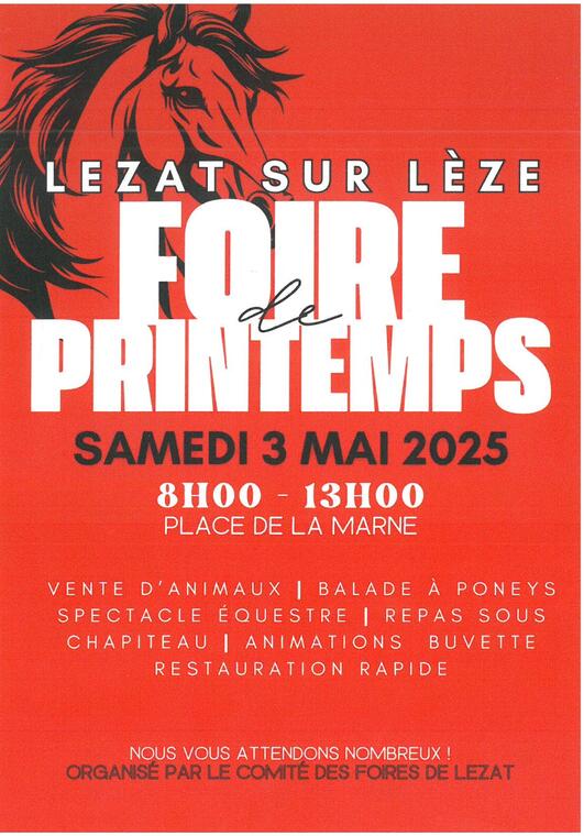 Foire de Printemps_Lézat-sur-Lèze