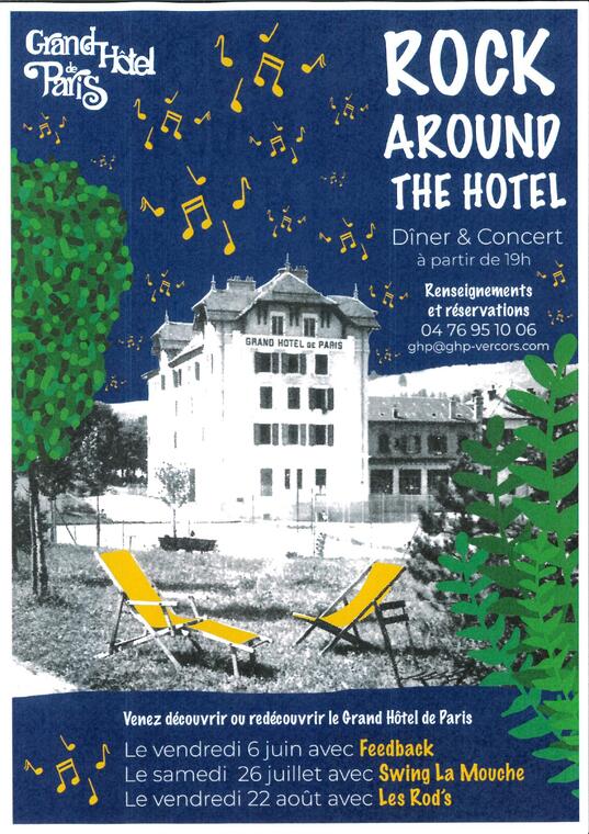 Rock around the hotel avec Feedback_Villard-de-Lans