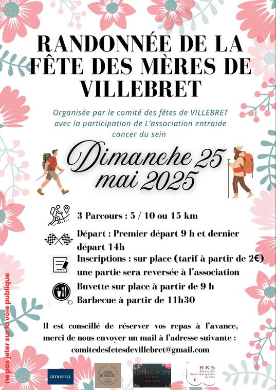 Randonnée de la Fête des Mères de Villebret_Villebret