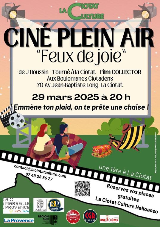 Cinéma en plein air - Feux de Joie_La Ciotat