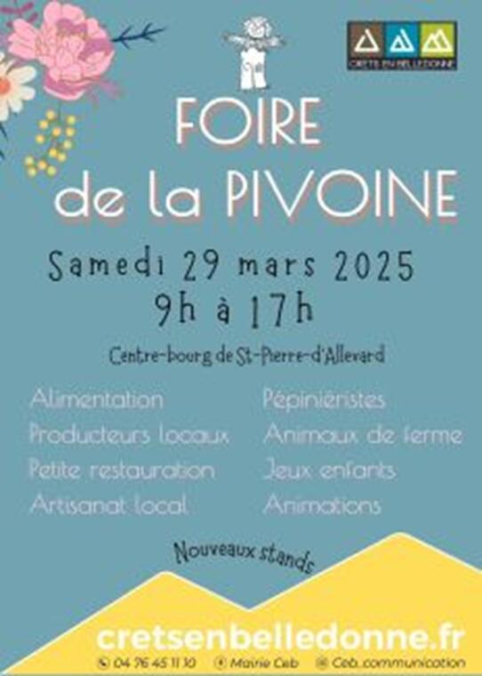 Foire de la Pivoine_Crêts en Belledonne