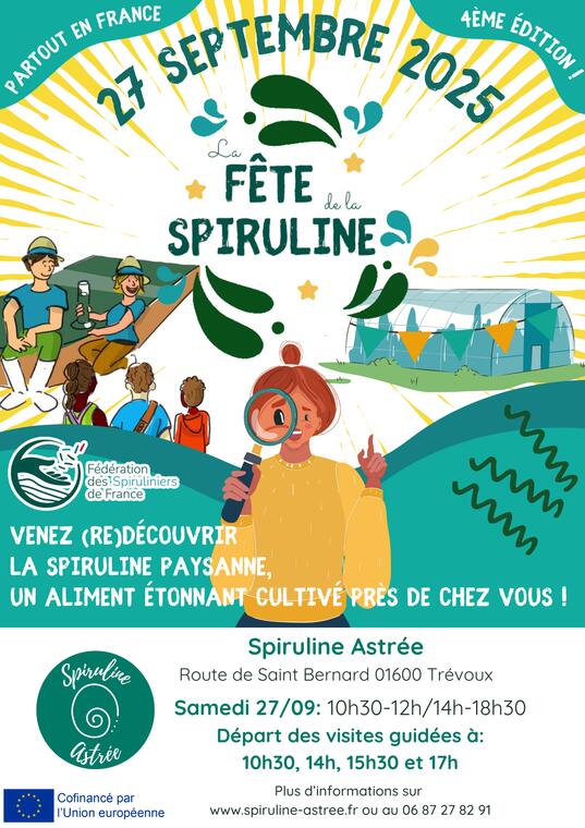 Affiche Fête de la Spiruline 2025