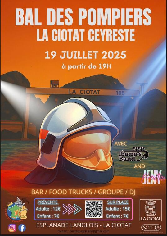 Bal des pompiers de La Ciotat et Ceyreste_La Ciotat